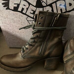Freebird Cavalier Lace Up Boots Size 8